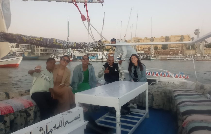Sunset Felucca ride with banana island