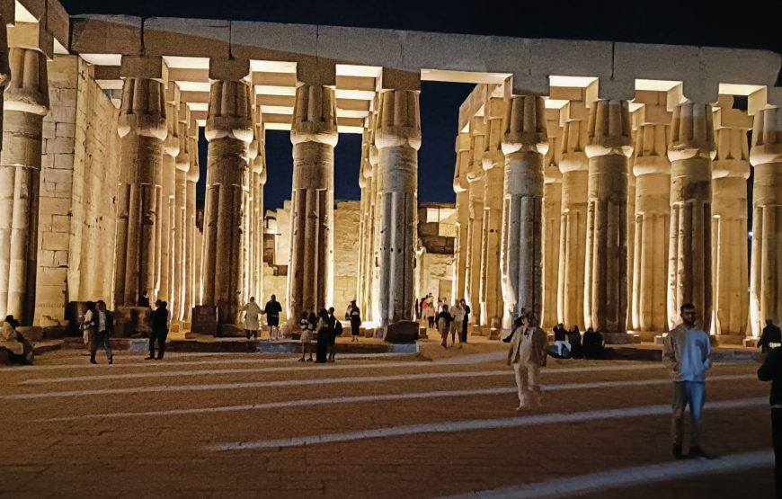 Sound and Light show at Karnak Temple in Luxor