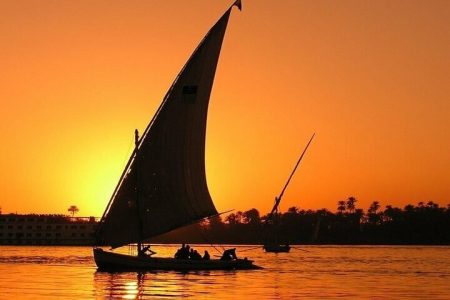 Sunset Felucca ride with banana island