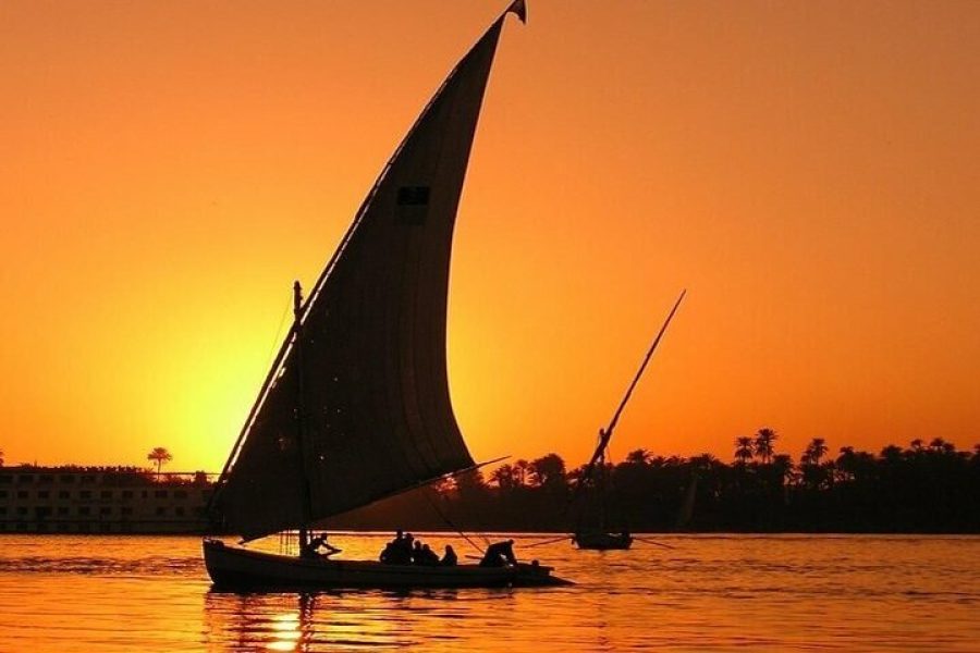 Sunset Felucca ride with banana island