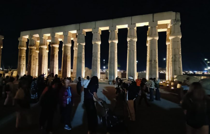 Sound and Light show at Karnak Temple in Luxor