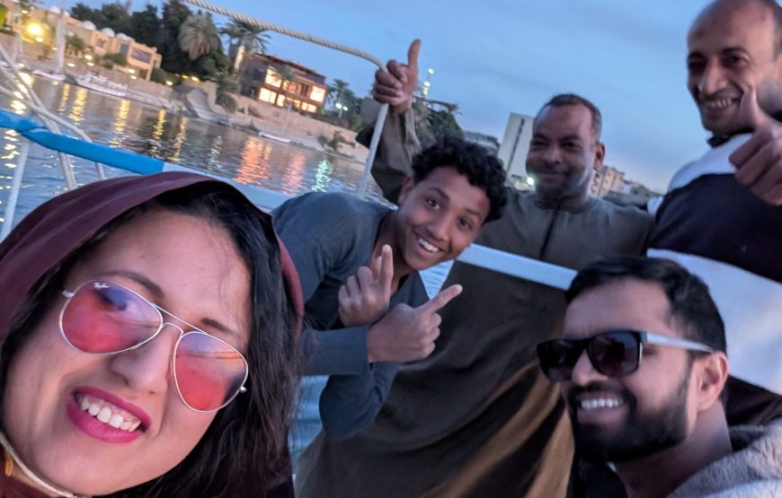 Sunset Felucca ride with banana island