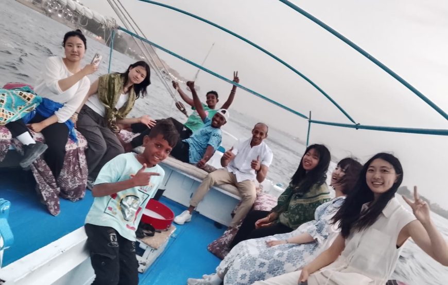 Sunset Felucca ride with banana island