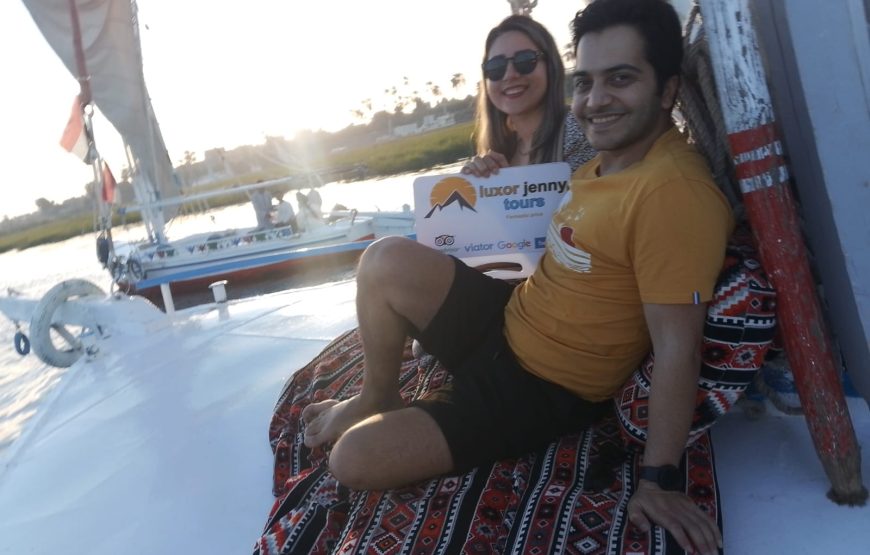 Sunset Felucca ride with banana island