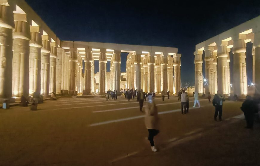 Sound and Light show at Karnak Temple in Luxor