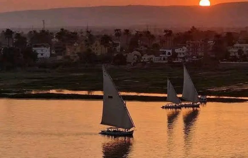 Sunset Felucca ride with banana island