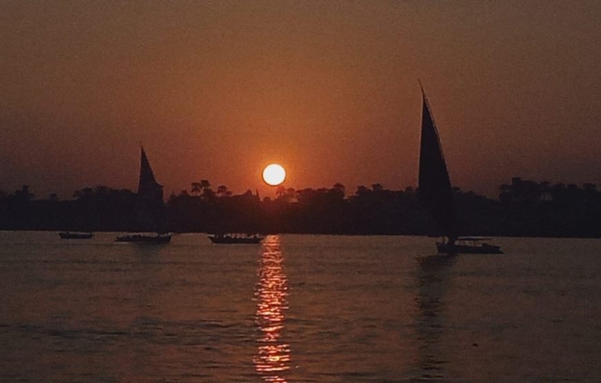 Sunset Felucca ride with banana island