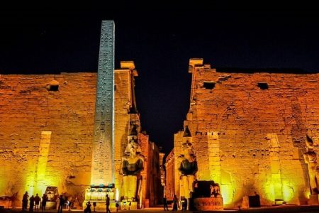 Sound and Light show at Karnak Temple in Luxor