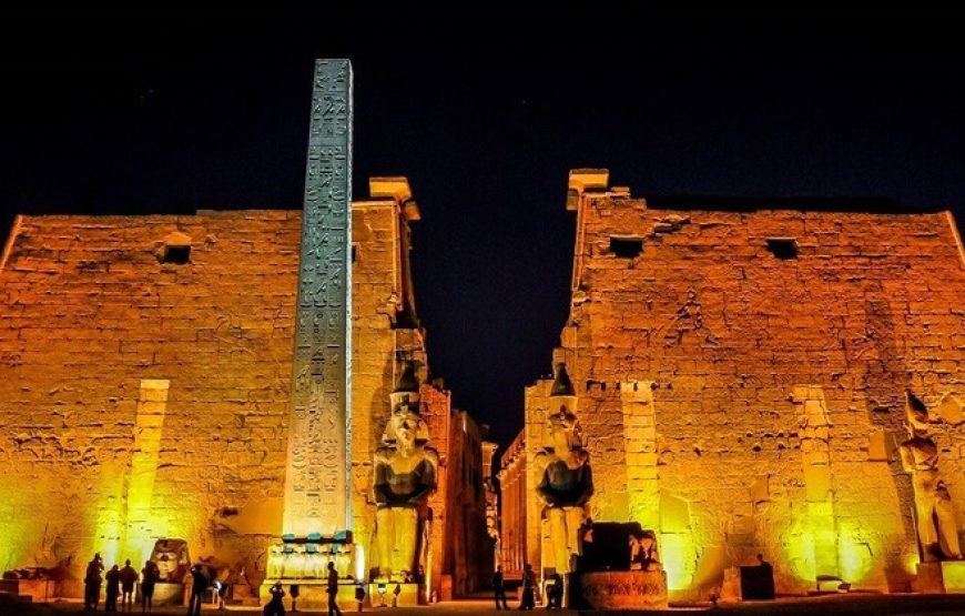 Sound and Light show at Karnak Temple in Luxor